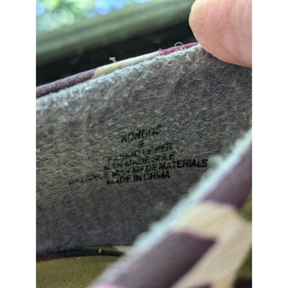 Madden Girl Heels Women's Sz 9 Jacquard Marled Aztec Purple Geometric Peep Toe - Picture 9 of 9